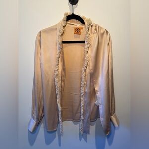 Tory Burch Silk Fringe Blouse
